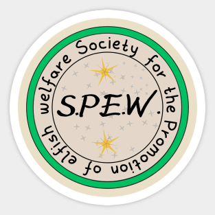 SPEW Badge Sticker